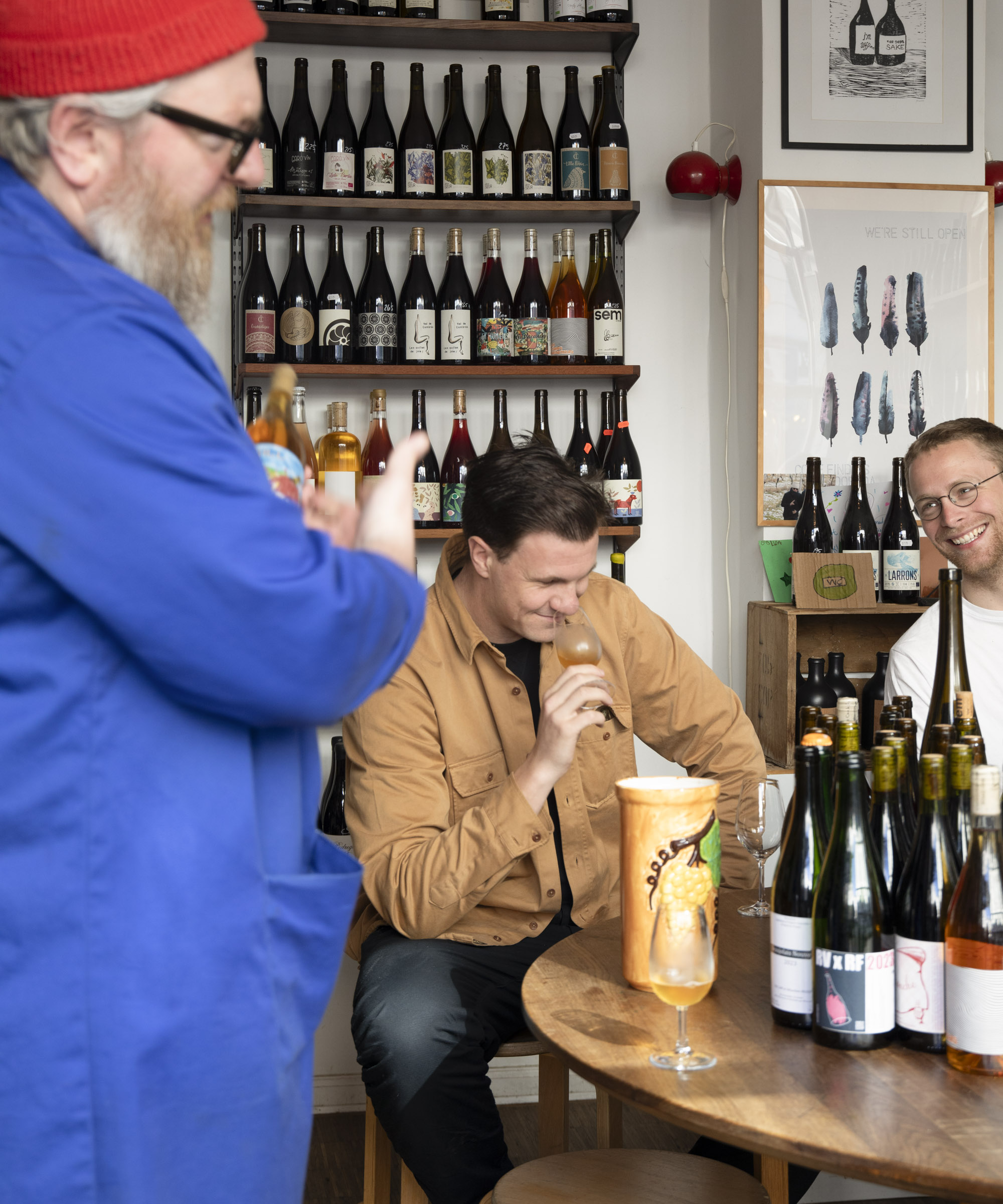 Pick whatever you like at Rødder & Vin Boutique in Nørrebro – Buy incredible bottles of wine from one of the best importers in the business and enjoy them on the spot, at home, or lakeside at Dronning Louises Bro